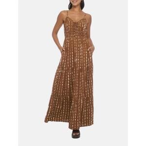 NEW KHUSH zana maxi dress in current brown